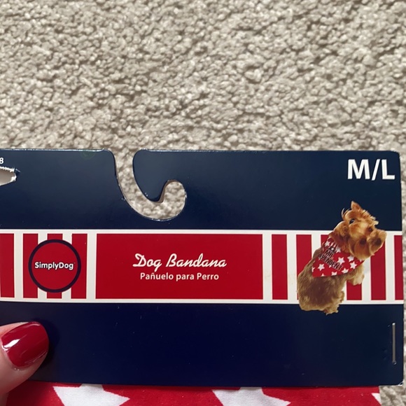 New 4th Of July Mr.Independent Red White And Blue Dog Bandana - Picture 3 of 5